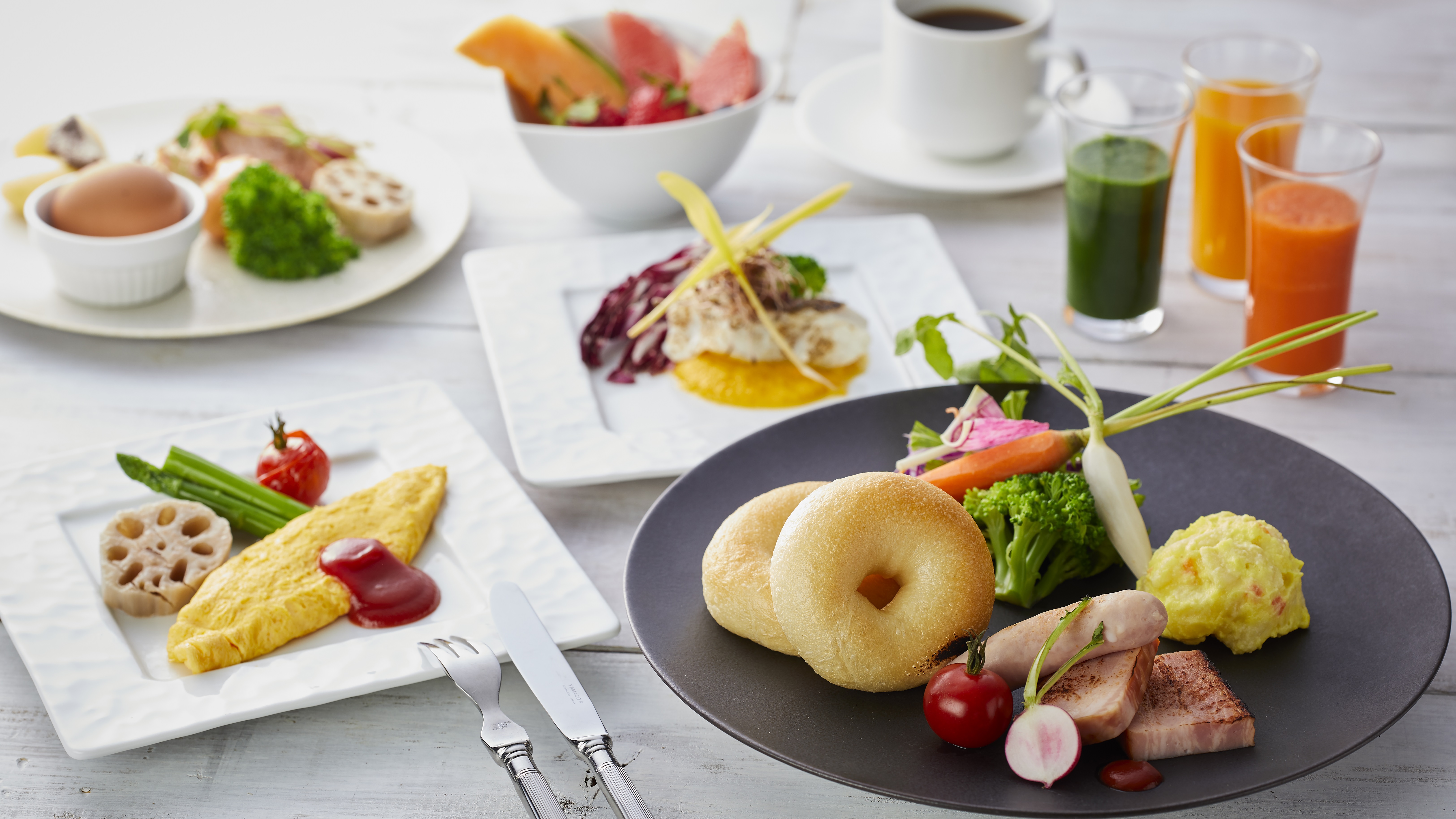 【朝食_ブッフェ】一例