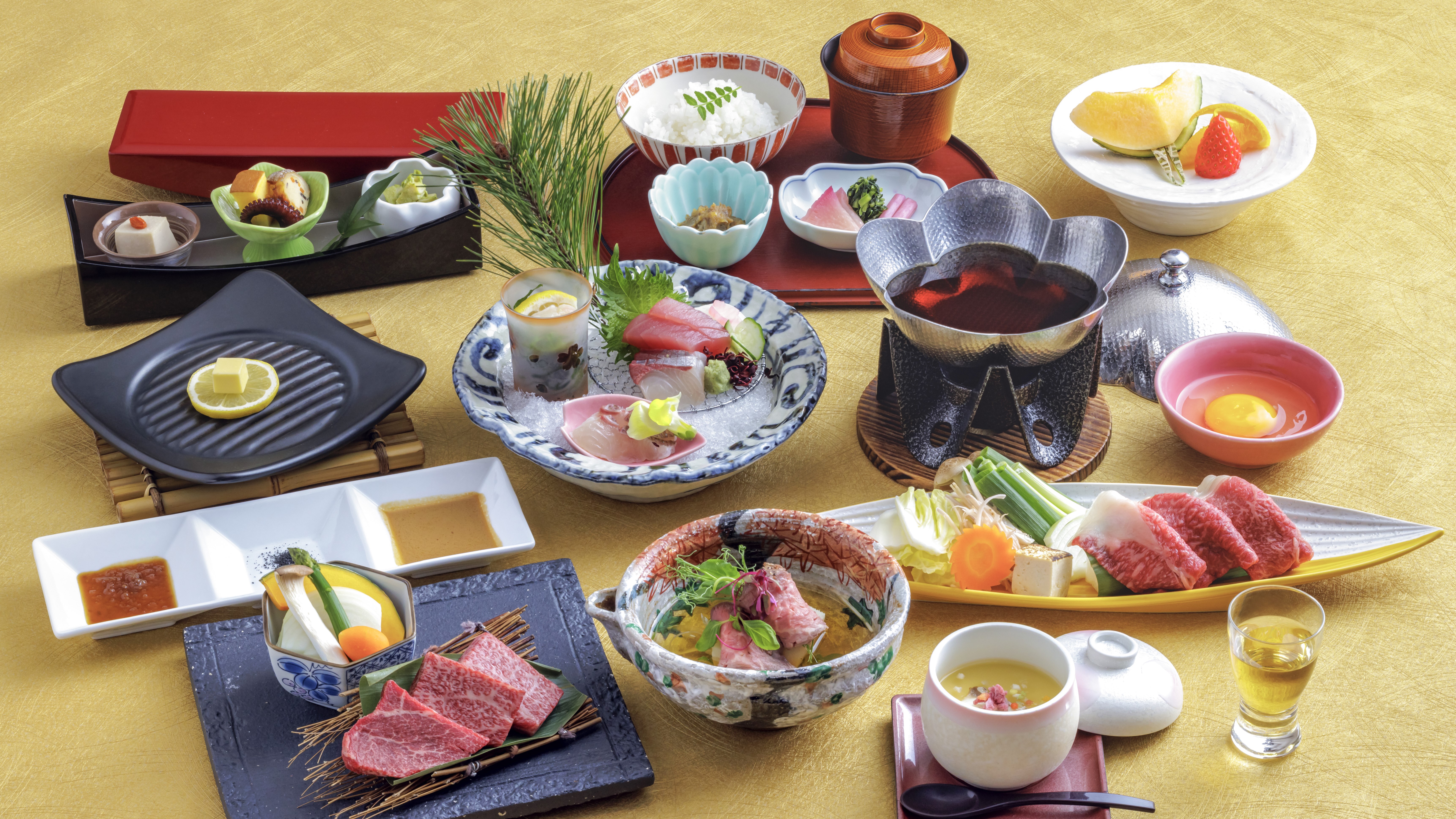  【特別会席 丨 熊野牛会席】料理イメージ