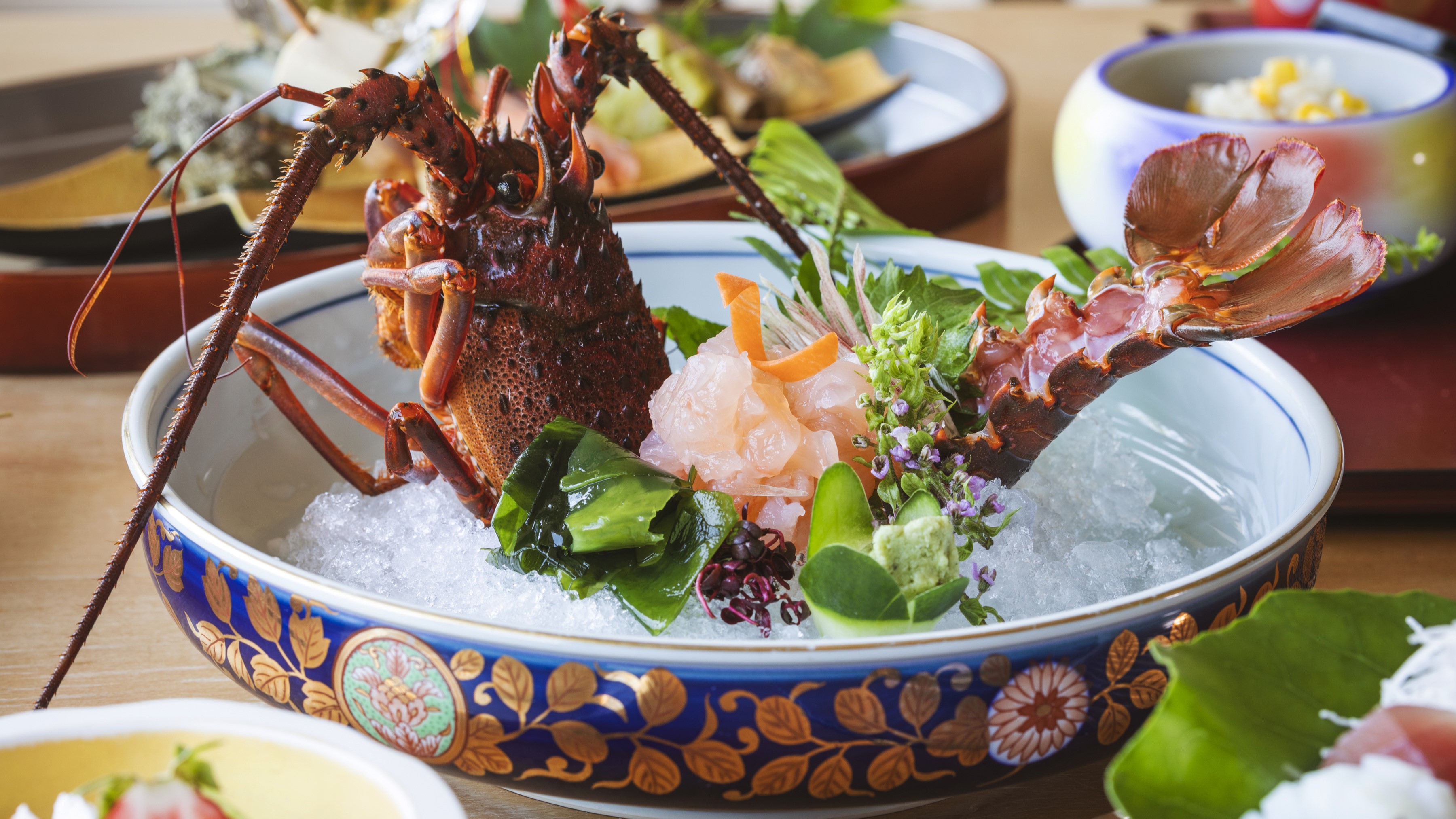 【会席 丨 イセエビお好み料理 一例】