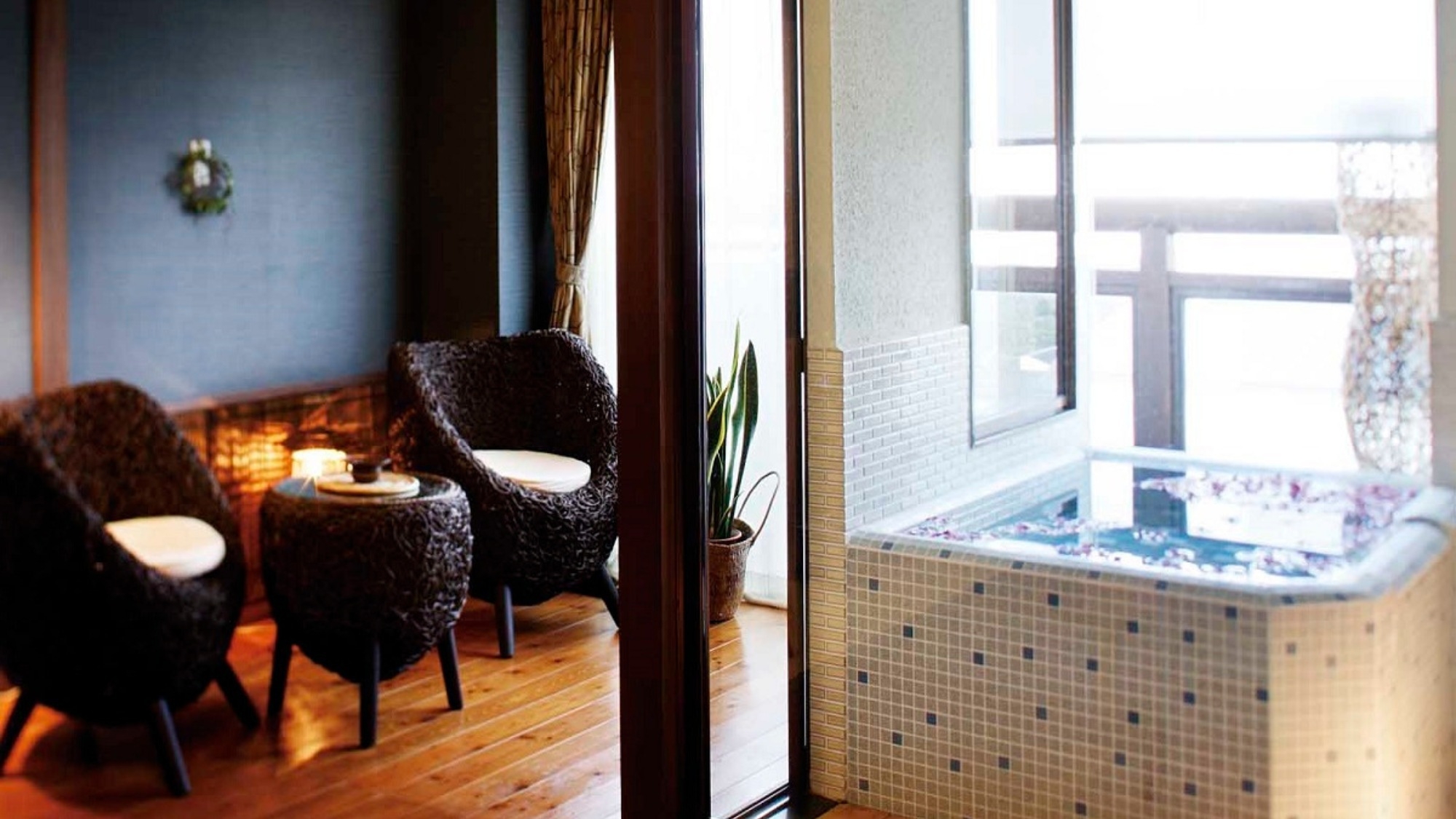 【素泊まり】海一望の露天風呂付客室で自由な滞在★イン24時まで◎グランイルミ徒歩圏内＆伊豆高原の旅