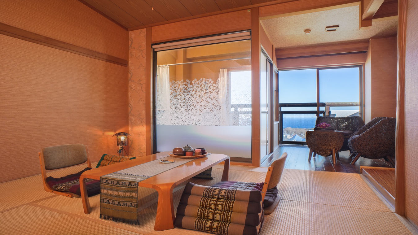 【素泊まり】海望む露天風呂付客室で自由な滞在｜チェックイン１５~２４時までOK