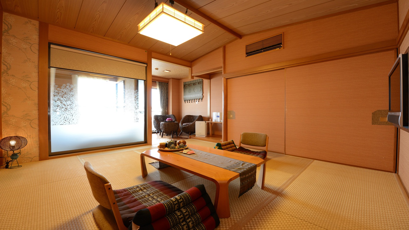 海望む半露天風呂付き客室・ご家族、カップル、お仲間同士におすすめ