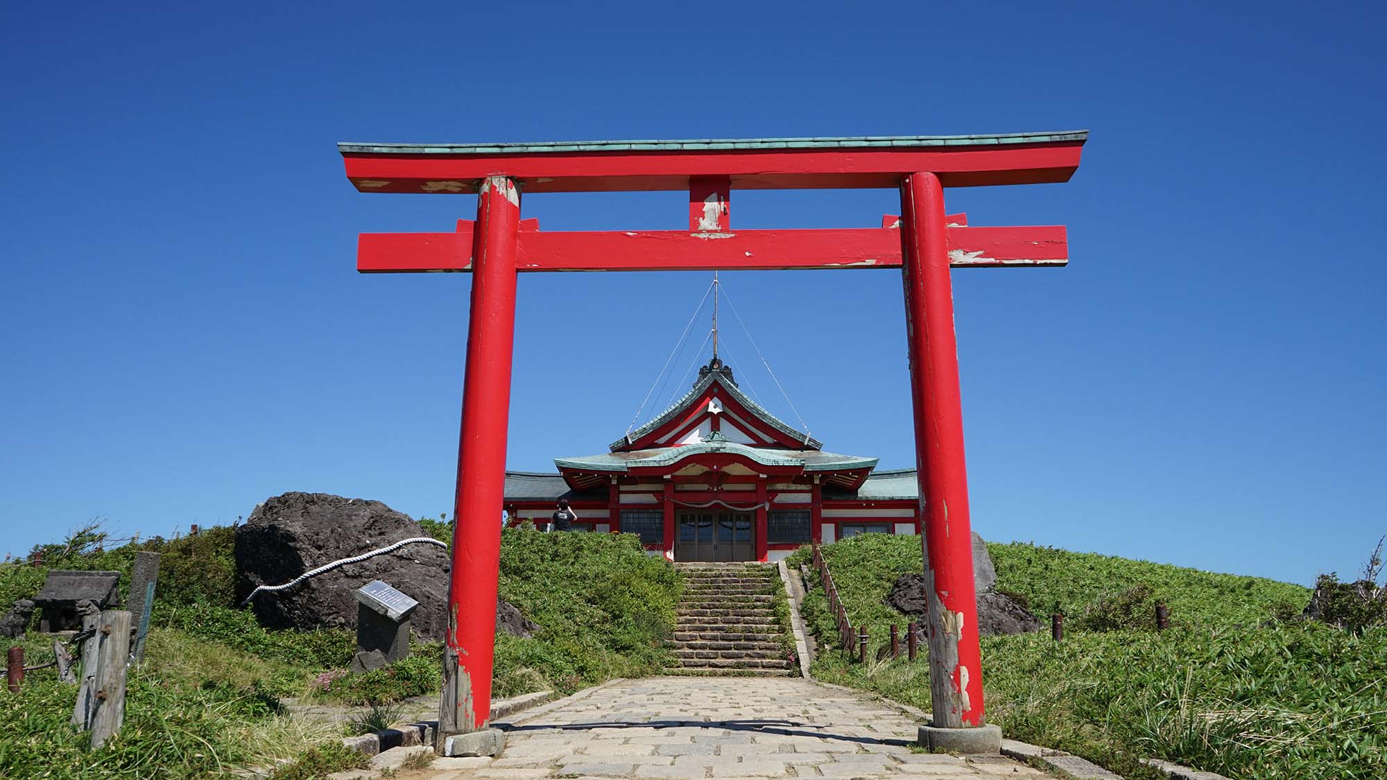 箱根元宮神社（箱根駒ケ岳山頂）ロープウェイでお参りを。