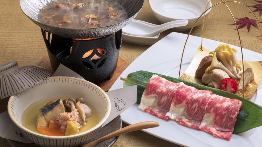 【銀の月：和食会席膳】当館イチオシ☆お造りや道産牛しゃぶしゃぶが食欲そそるスタンダード会席／1泊2食