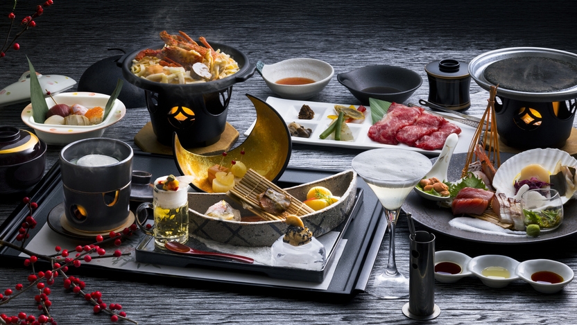 【楽天スーパーSALE】当館人気の贅沢会席「金の月」をお得に堪能！