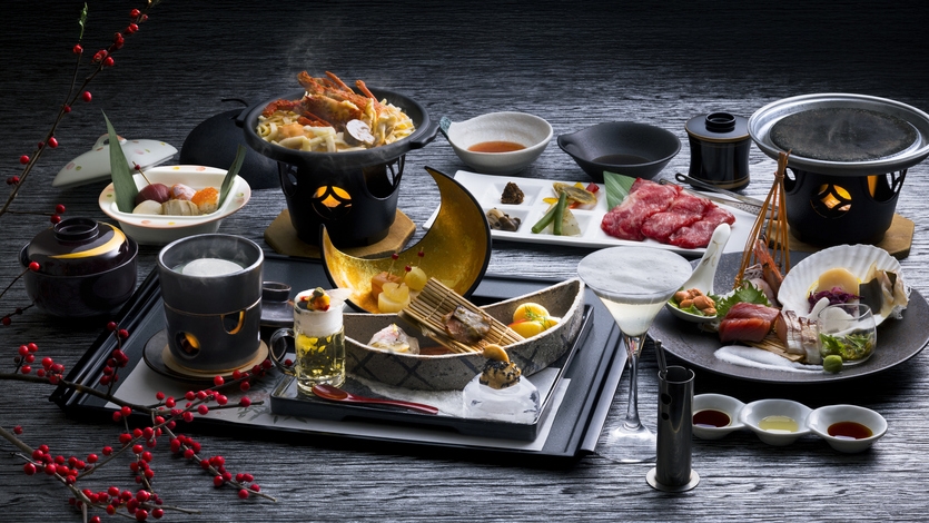 【早期45】45日前のご予約がおすすめ！当館最上級の会席【金の月】