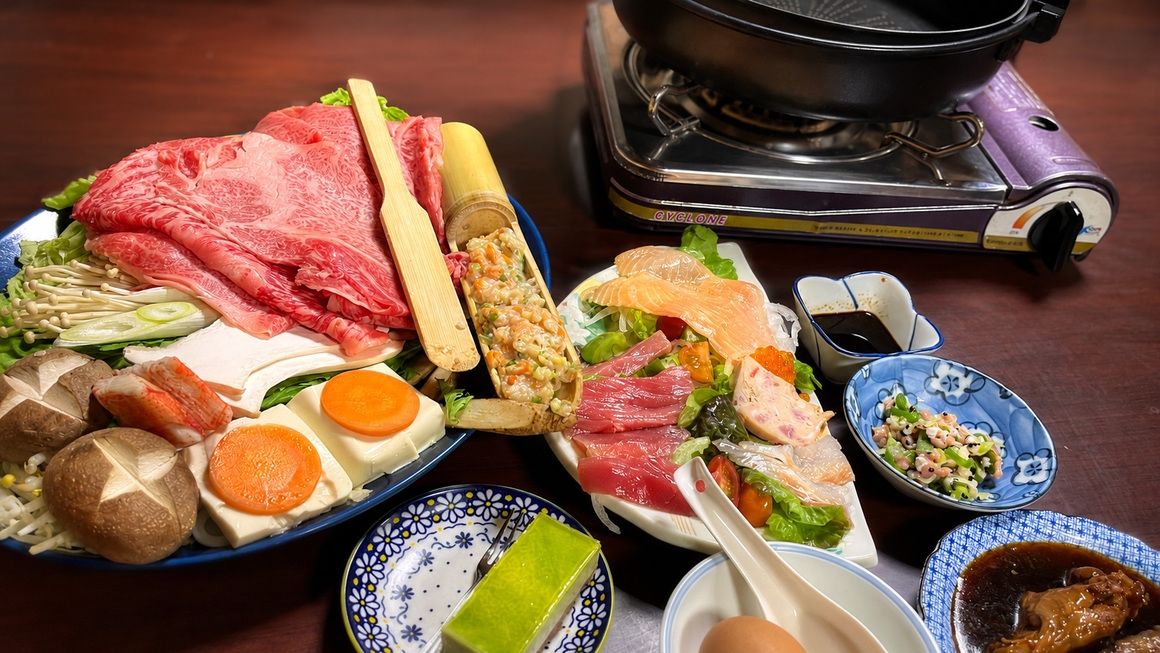 【すき焼き鍋】甘辛♪みんな大好き！すき焼きプラン＜ドリンク付＞