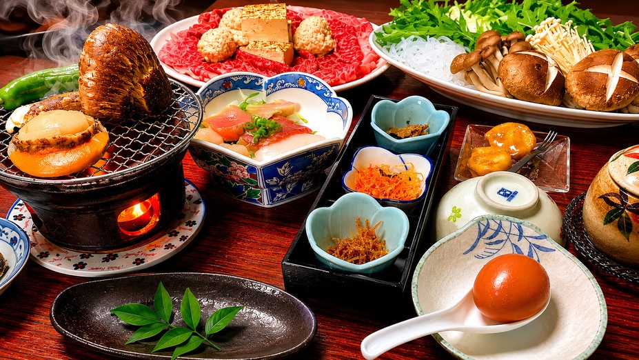 【牛しゃぶ鍋】脂を落としてヘルシーにいただく！牛しゃぶ♪＜二食付＞