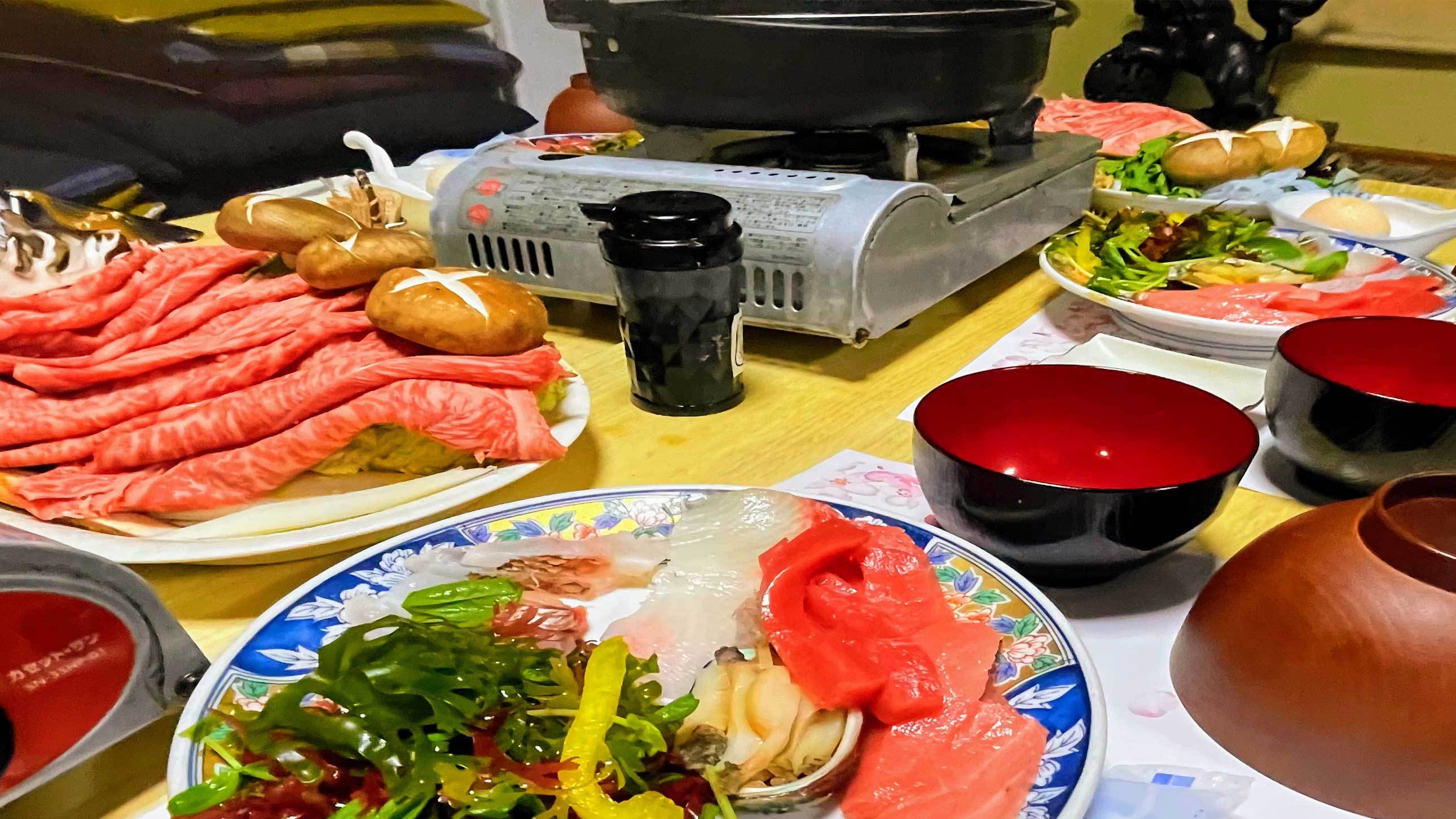 【すき焼き鍋】甘辛♪みんな大好き！すき焼きプラン＜ドリンク付＞