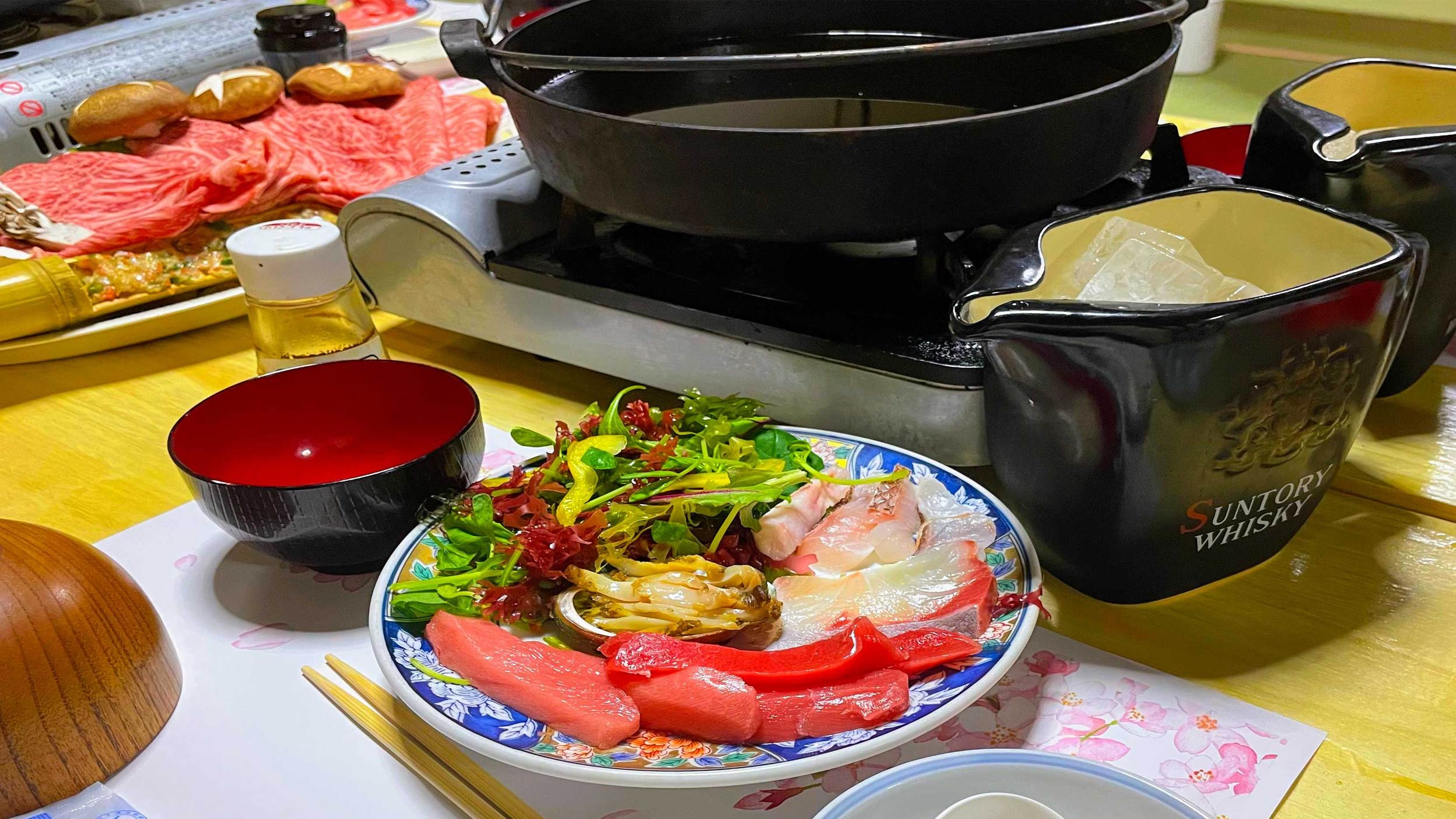 【すき焼き鍋】甘辛♪みんな大好き！すき焼きプラン＜ドリンク付＞