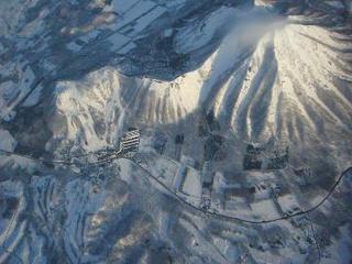 クライスデール上空1000ｍからの眺め