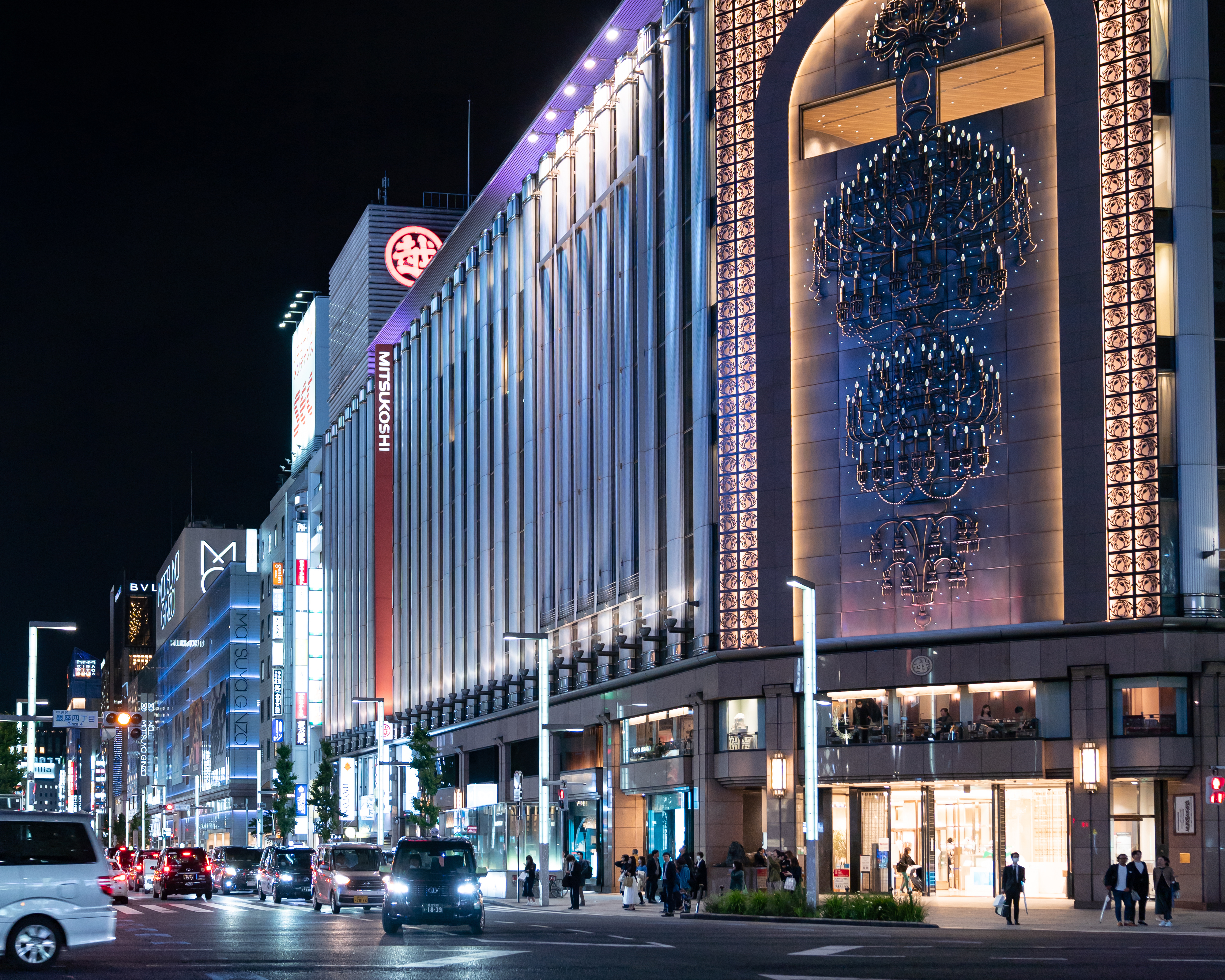 銀座の夜景