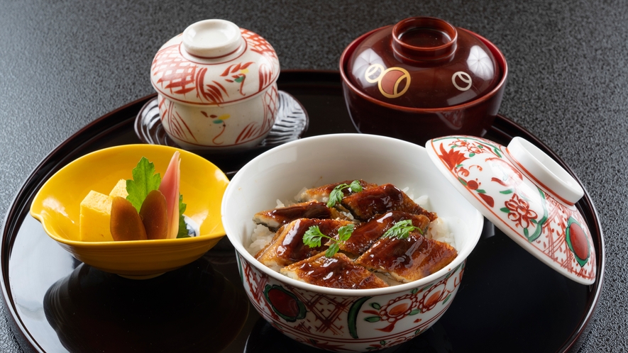 【夕食付プラン】うなぎ丼（イメージ）