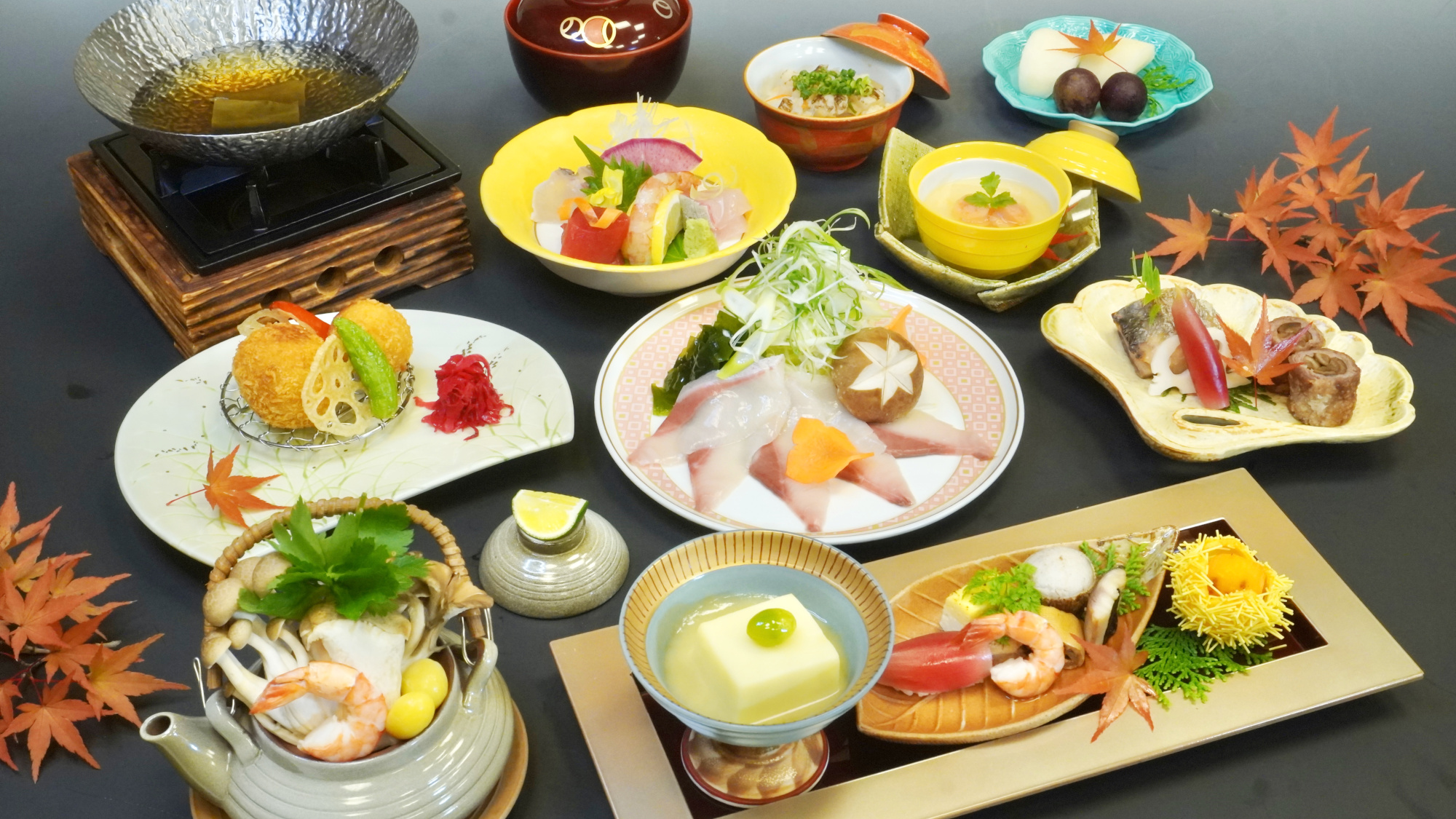 有楽懐石「彩」　9・10月イメージ
