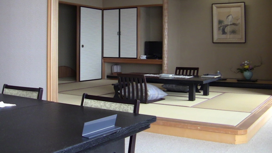 最上階７Ｆ/絶景・大島＆海を一望出露天風呂付客室和洋室（特別室）お部屋食