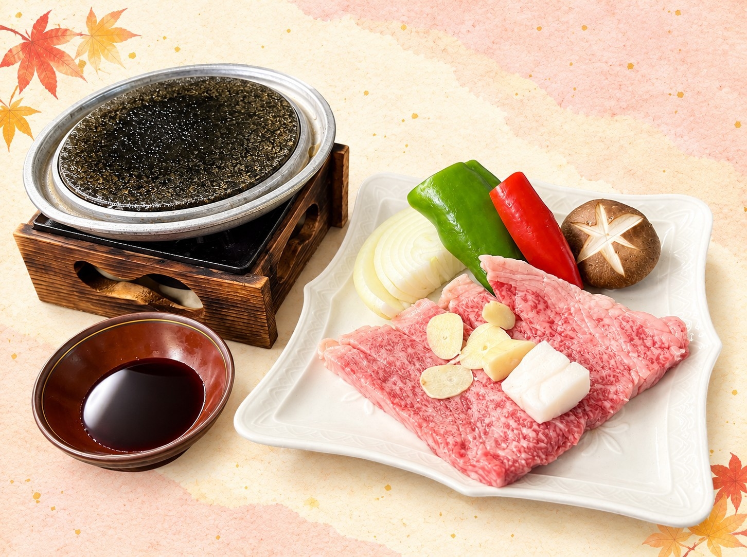 【肉しか勝たん】ステーキ御膳　お部屋食でゆっくり　貸切家族風呂利用