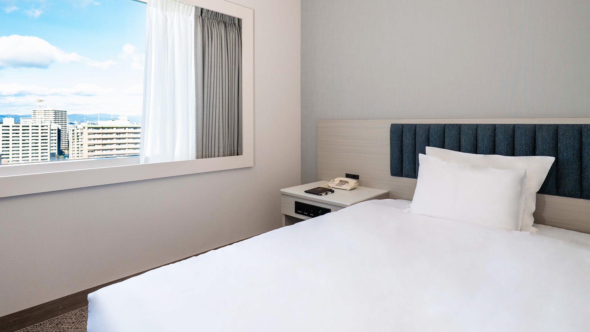 【リニューアル客室】スタンダード シングル　18平米　1200ｍｍ&times;2030ｍｍベッド1台