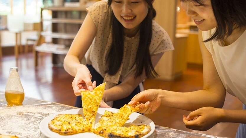 手作りピザ体験