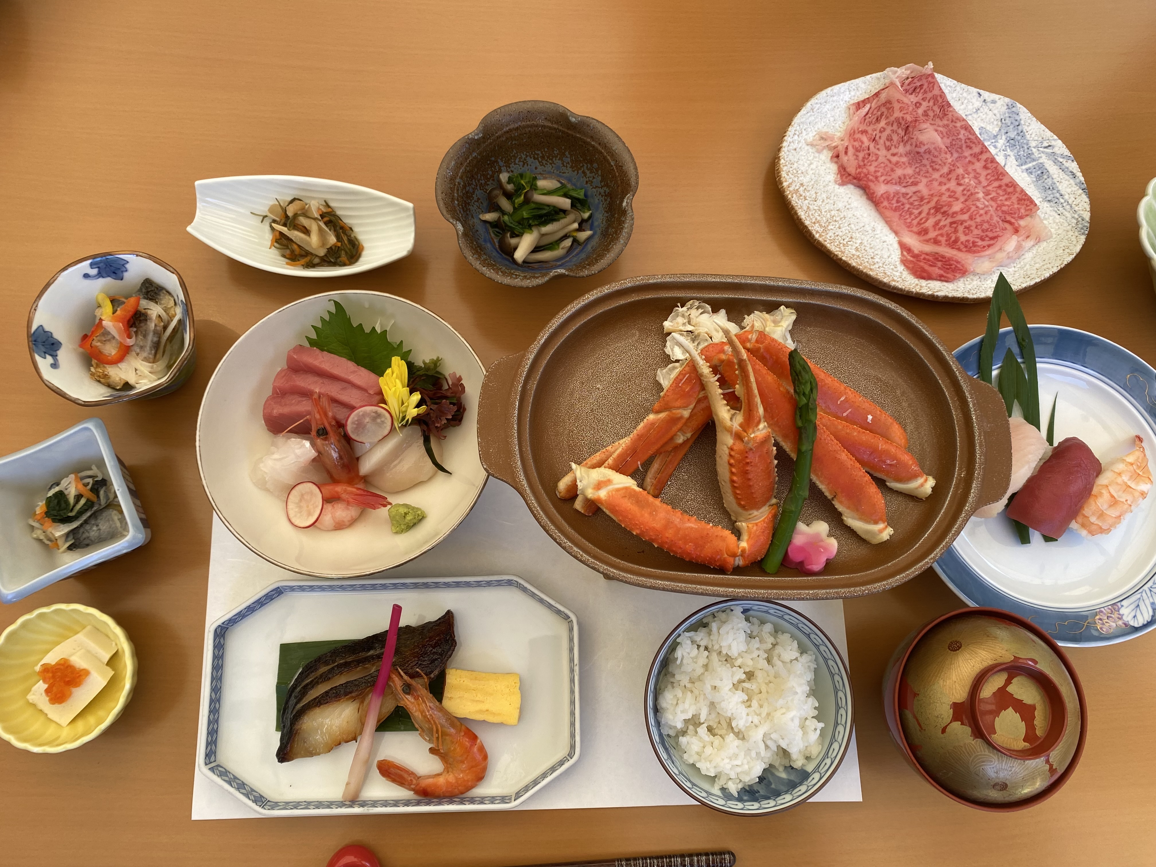 年末年始（12/30-1/2）ご夕食一例