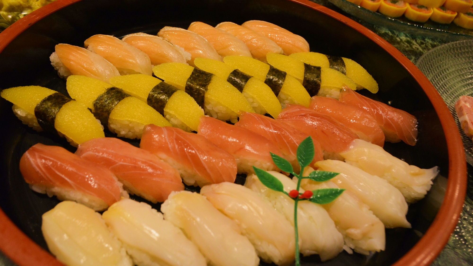 夕食バイキング例