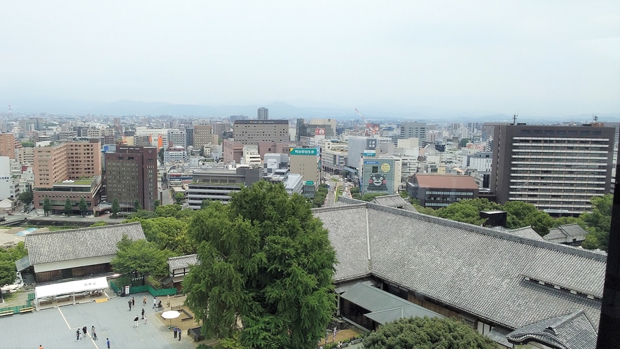 【熊本城展望フロア】