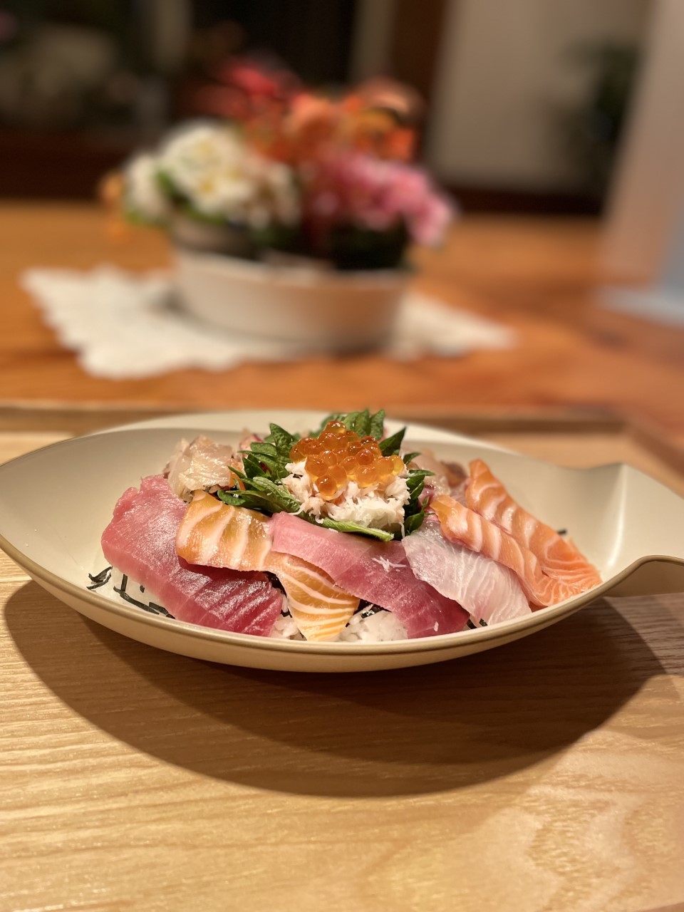 気まぐれ海鮮丼