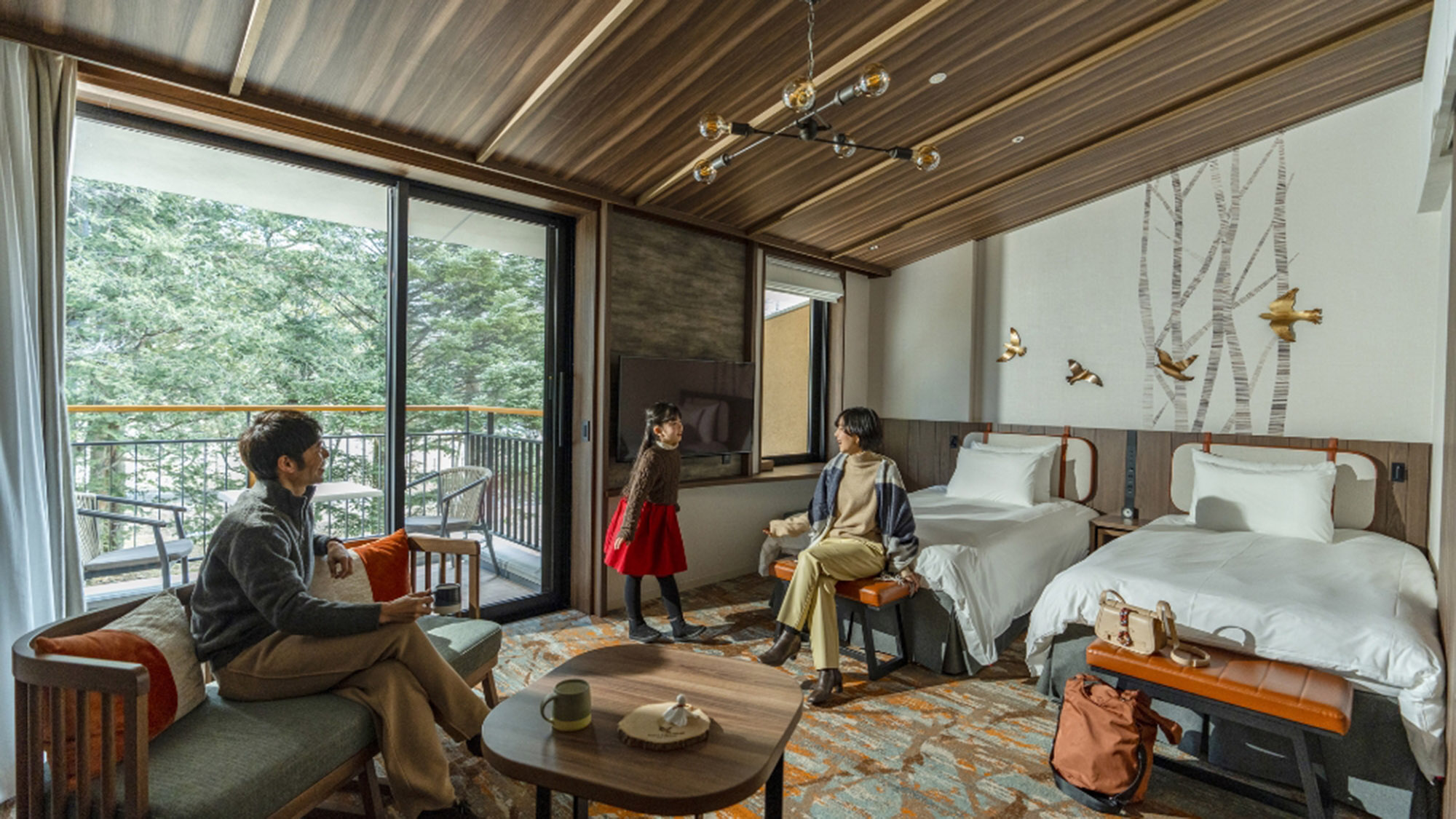 軽井沢プリンスホテル ウエスト デラックス テラス ツイン 滞在イメージ