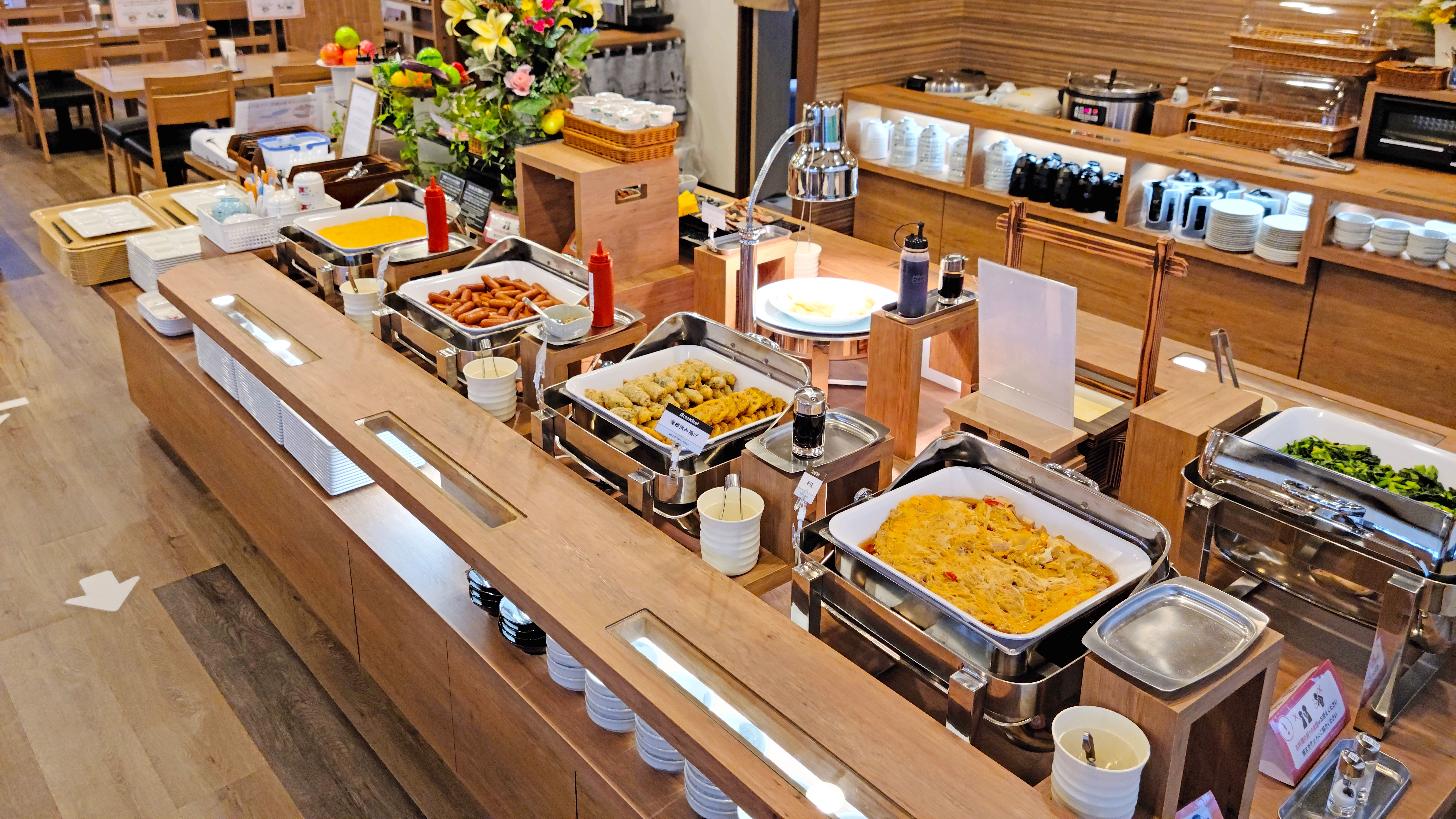 朝食バイキング一例