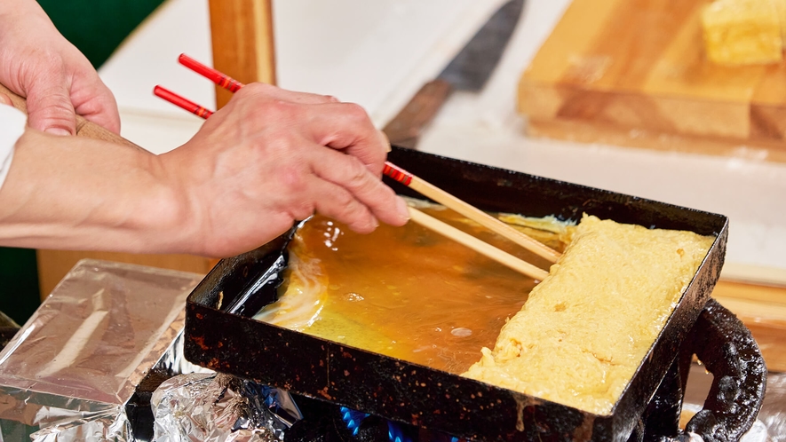 旅館の玉子焼き（朝食）