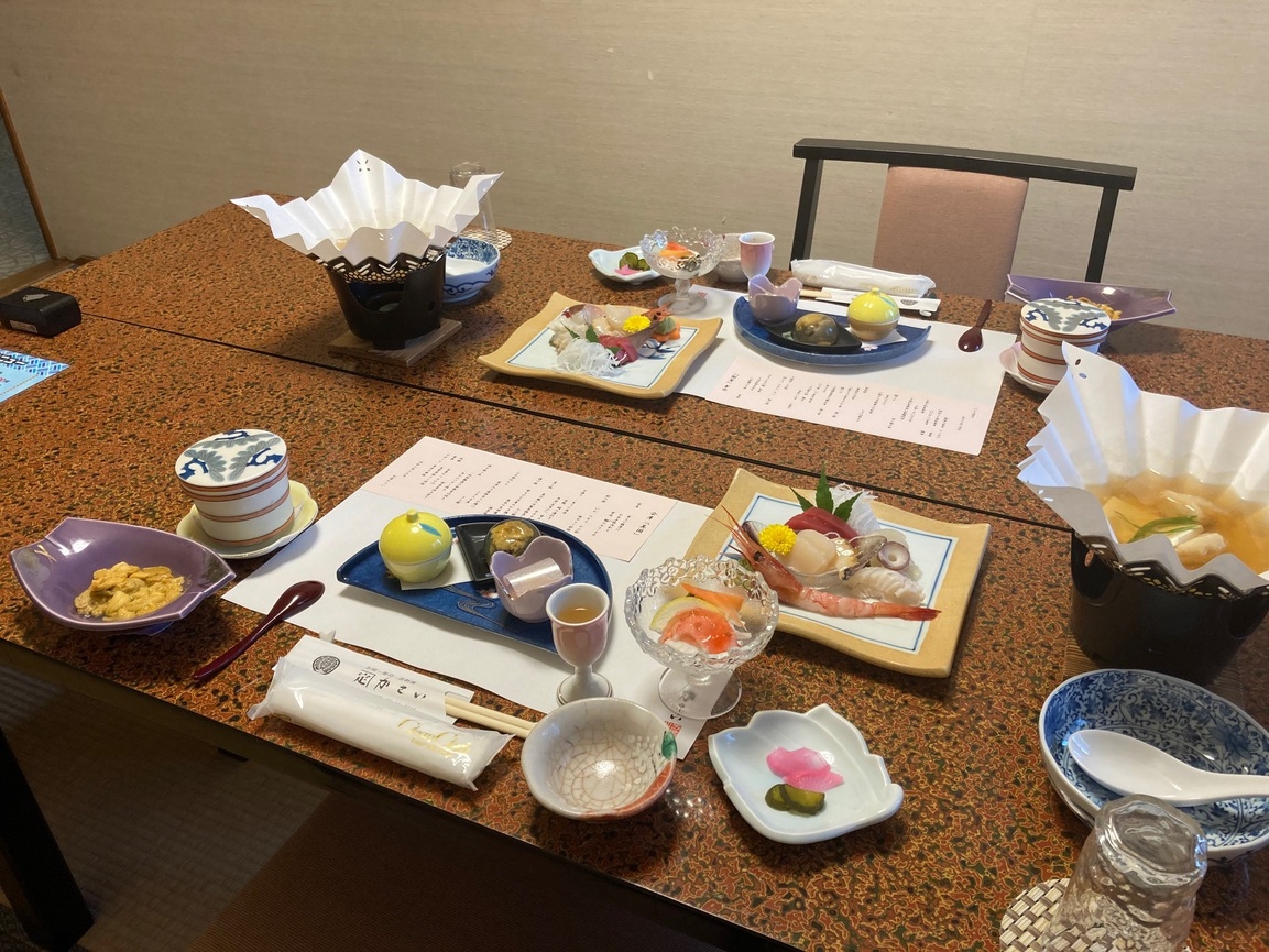 【夕朝食付】「美国膳」ーバラエティ豊かな海鮮料理を楽しむ御膳