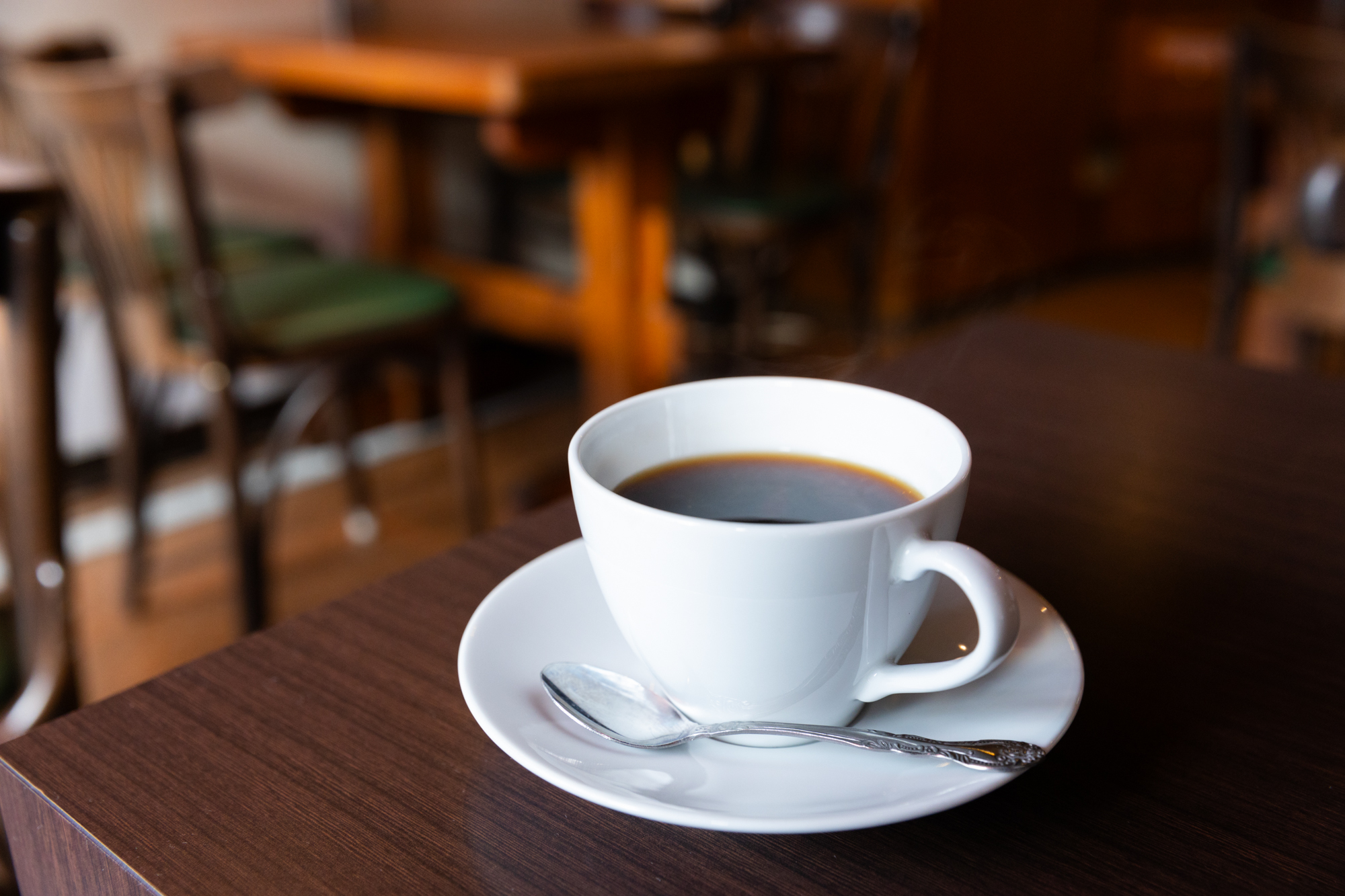 自慢のホットコーヒー