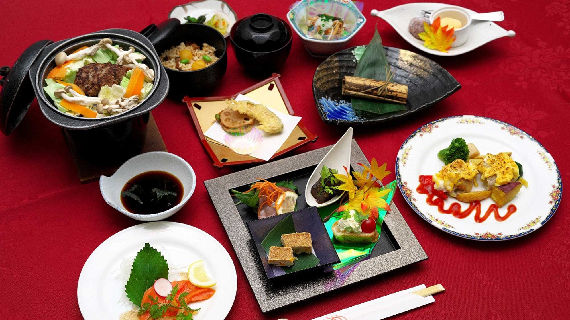 【夕食の一例】2025年秋の和食夕食膳Bスタンダードプラン　