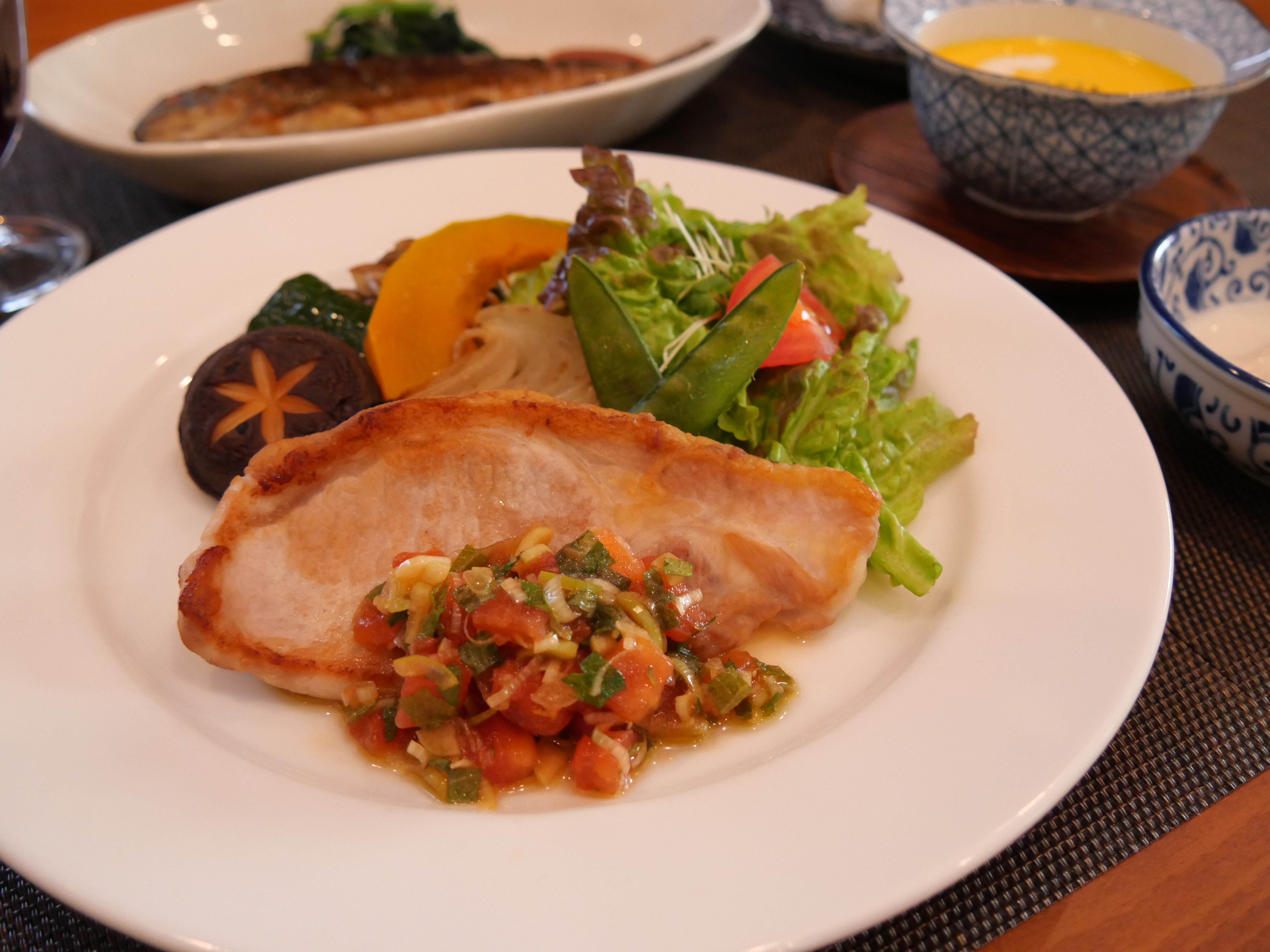 栃木産もち豚のソテー１