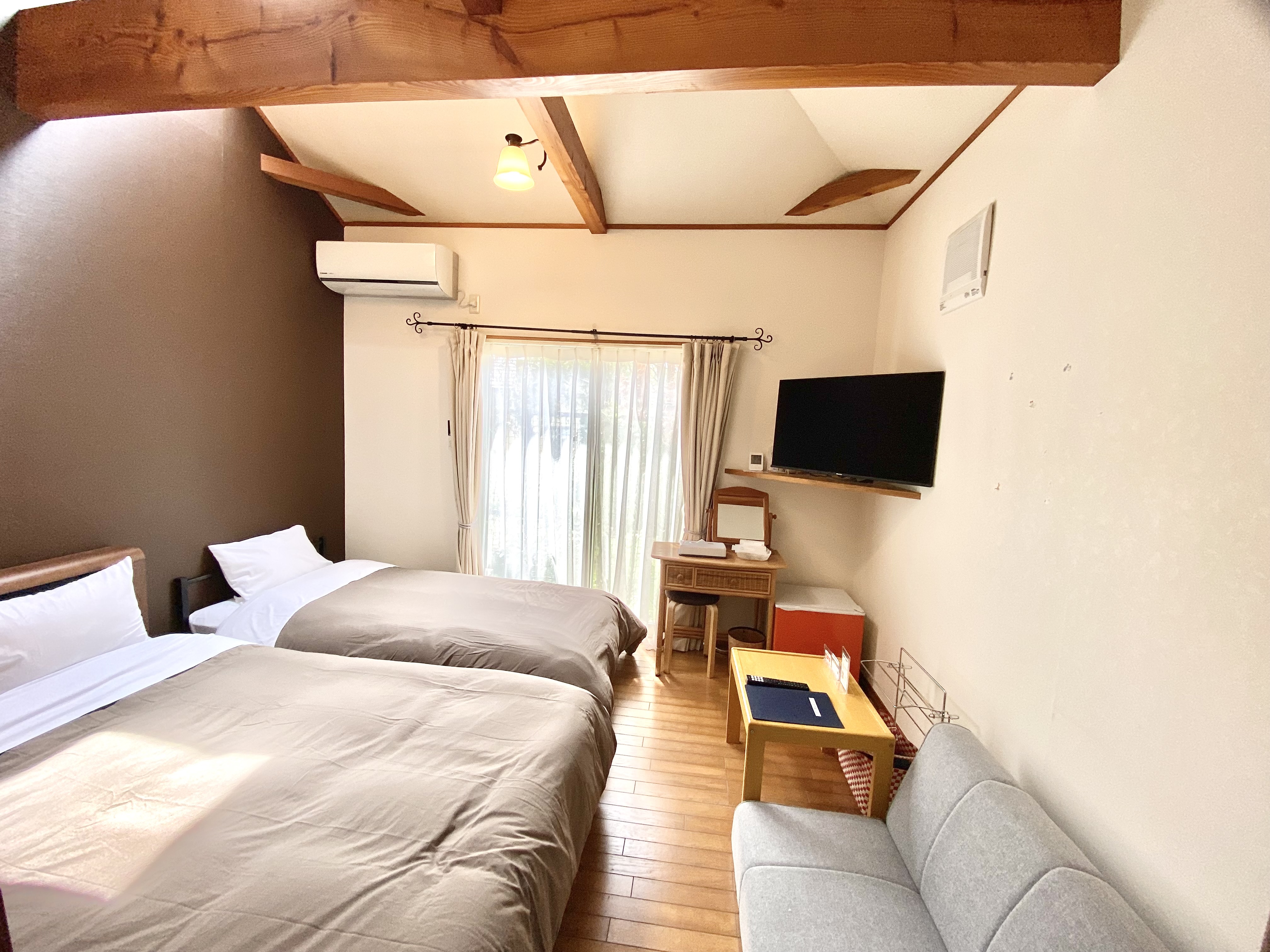 【露天無禁煙】別館　W＋シングルベッドのマルチツイン２～４人