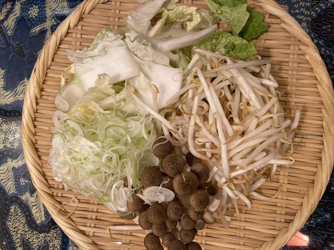 しゃぶしゃぶの野菜