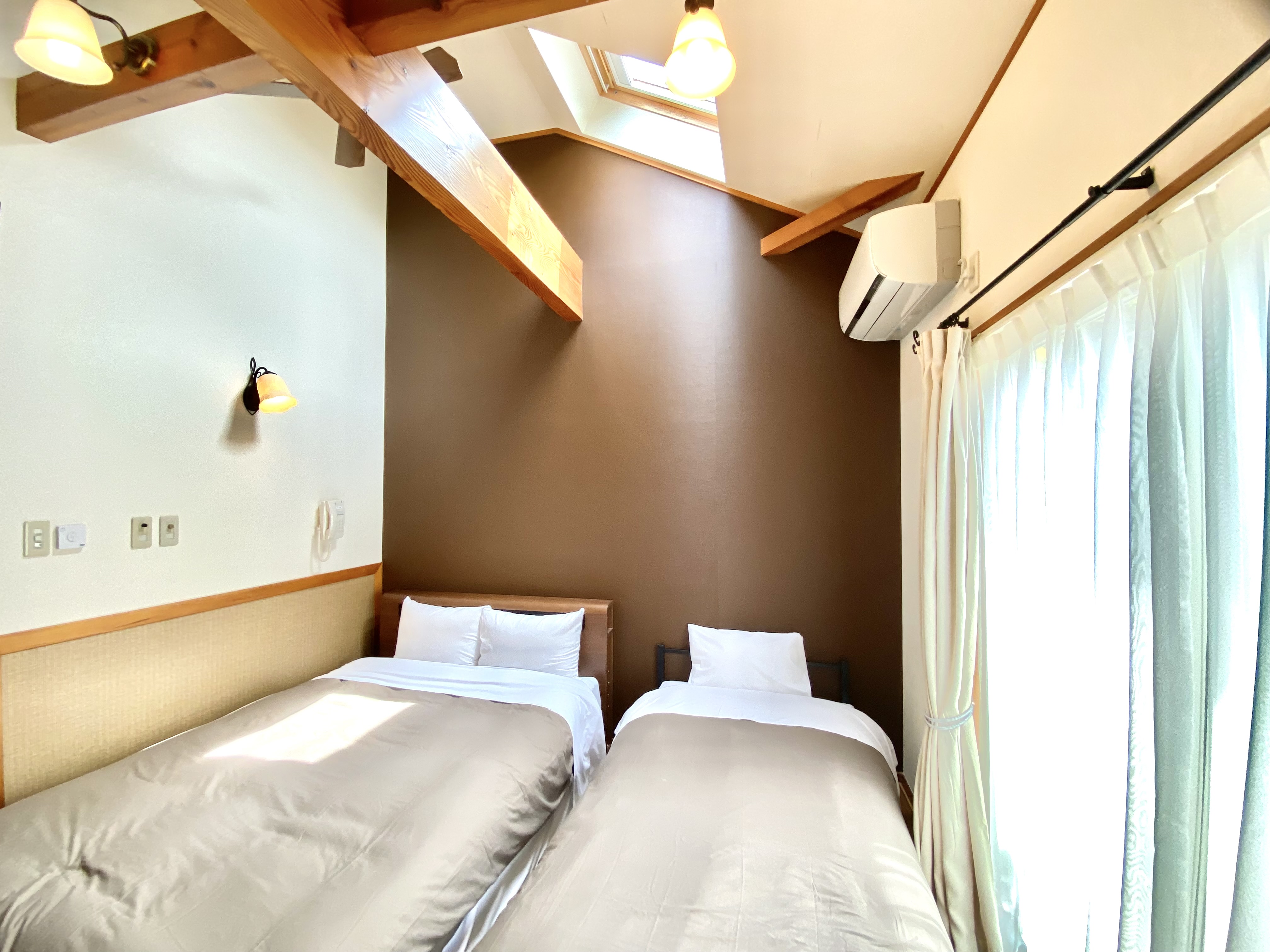 【露天無禁煙】別館　W＋シングルベッドのマルチツイン２～４人