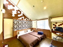 【露天無/喫煙室】本館　バストイレ付 ８畳 洋室(ツインorW）