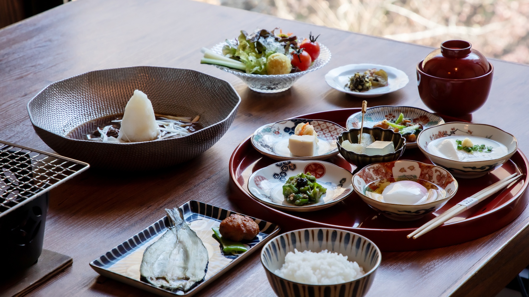 ご朝食 蓼科 山ごはん◆信州の美味しい色々を豆皿に載せてちょこっとずつ