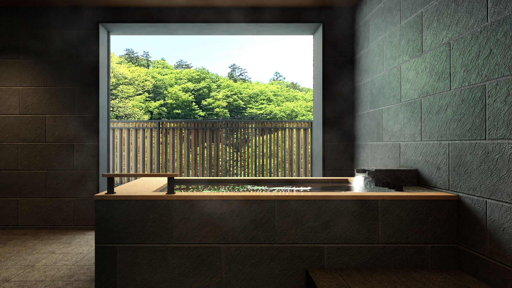 特別室【蓼科倶楽部】露天風呂付き客室　ベッド/70平米