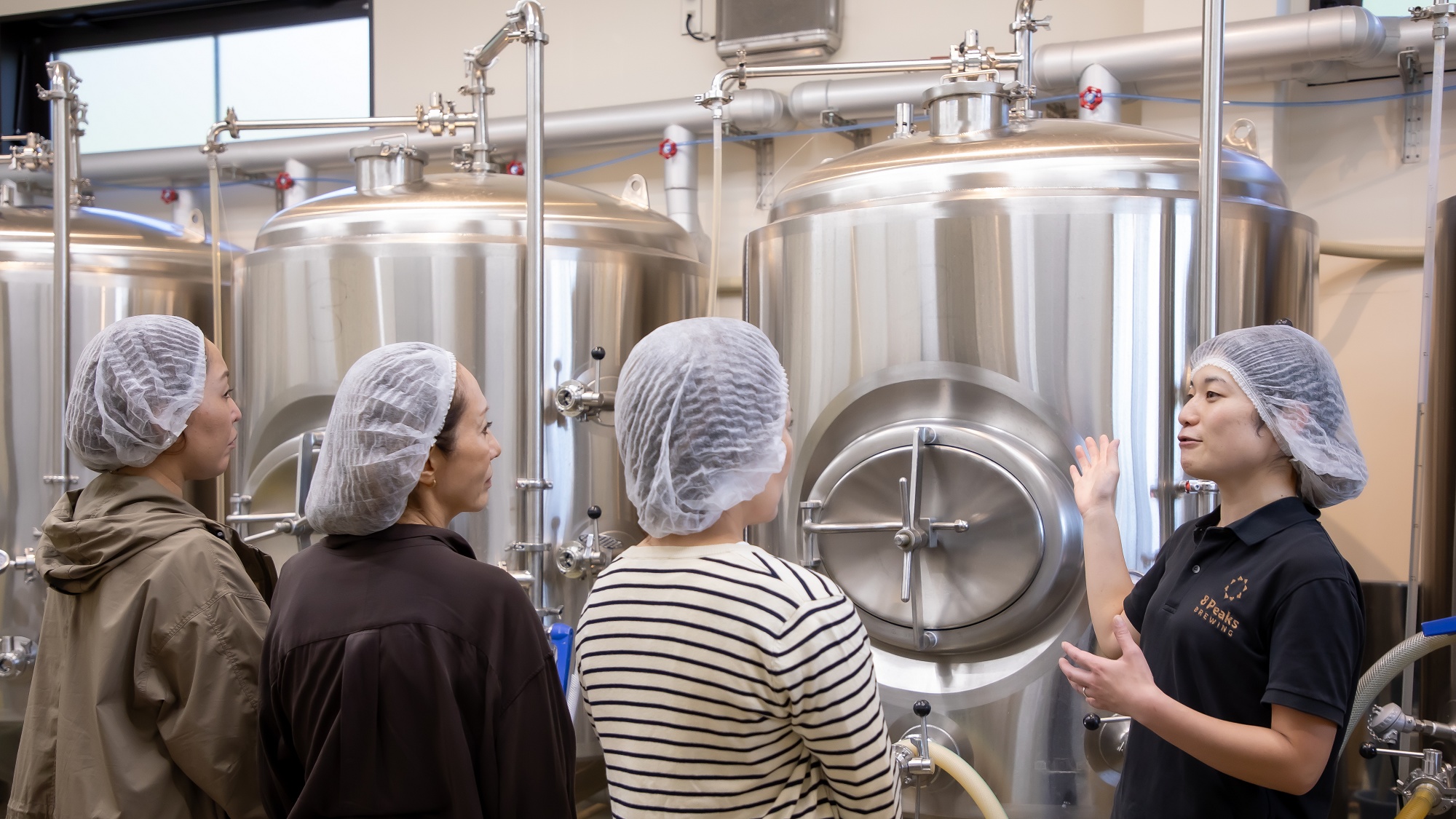 《クラフトビール工場見学プラン》タンクの設計まで自ら行うこだわり【8Peaks BREWING】