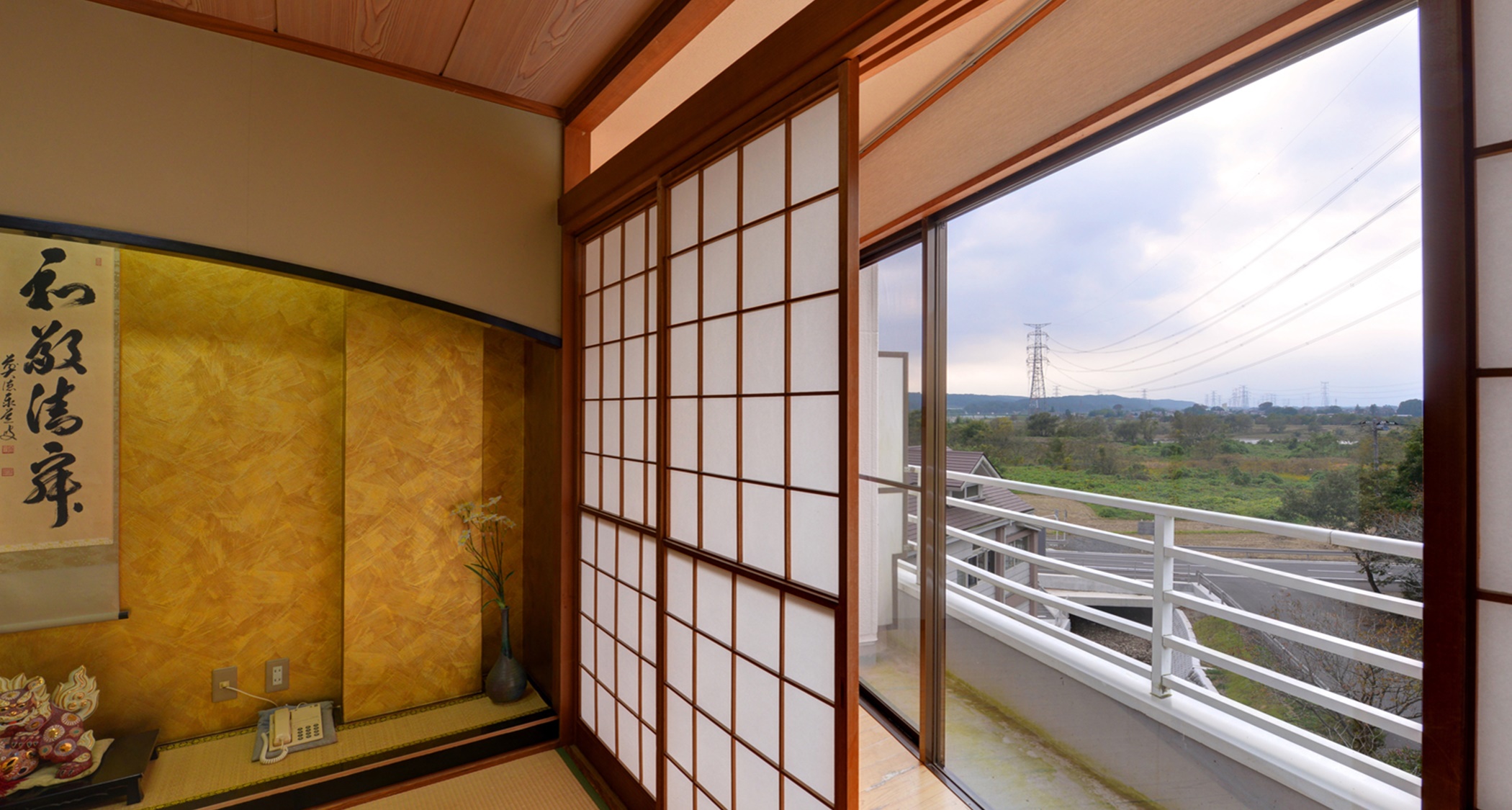 *客室/美しい那須連山と那珂川の四季を遠くから望む―清潔感あふれる和室