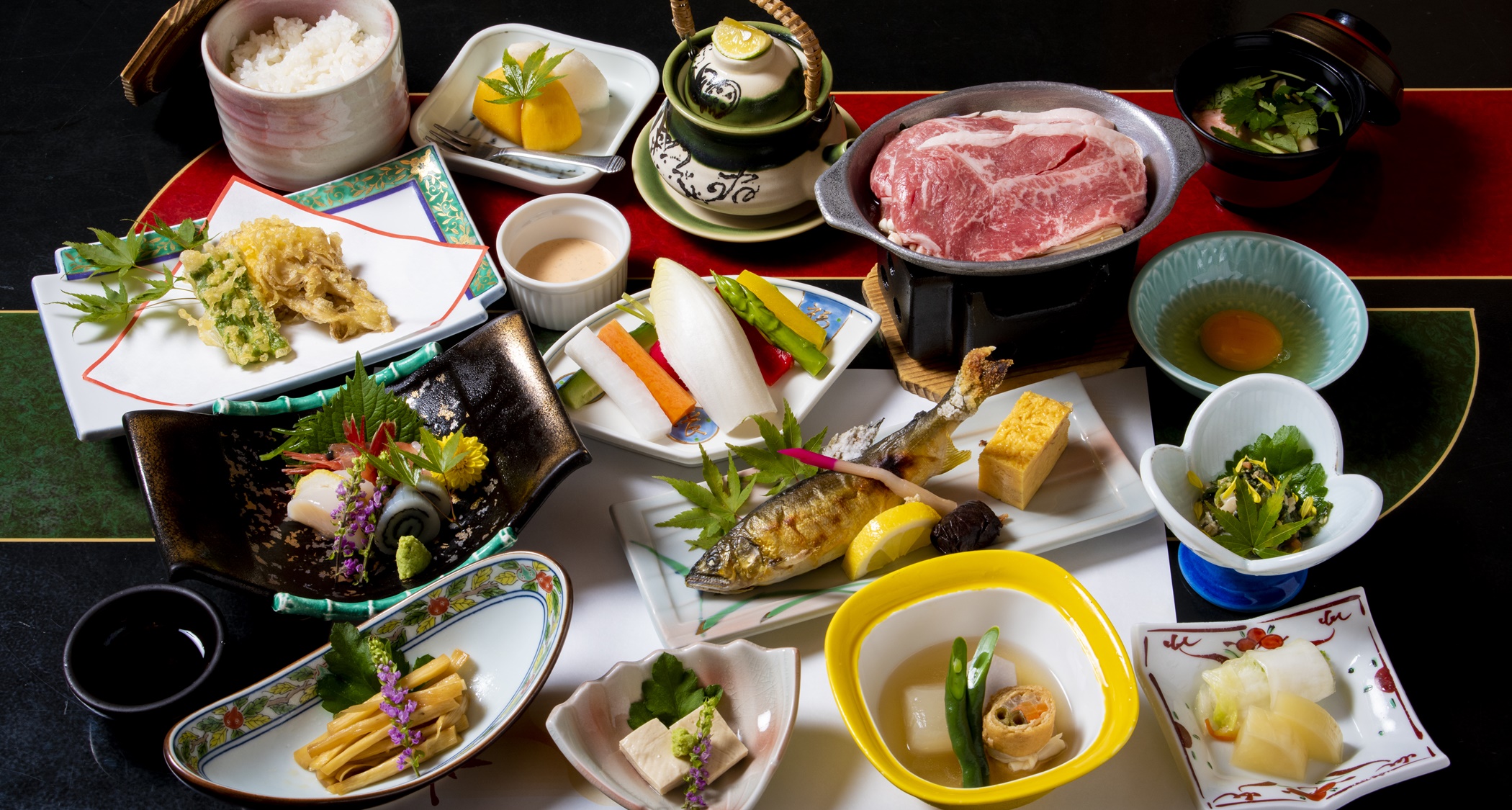 *夕食のコース料理(一例)