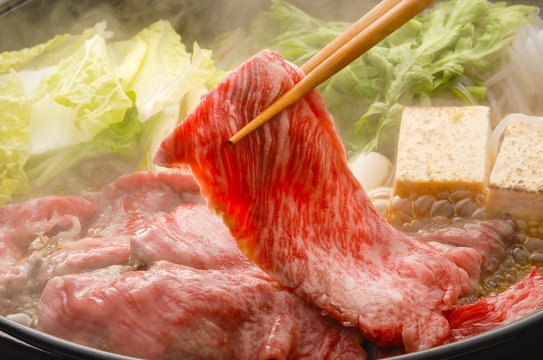【夏限定企画☆上州牛のすき焼き風鍋コース♪】暑いときこそ鍋！お子様にも食べやすくて人気！家族旅行に◎