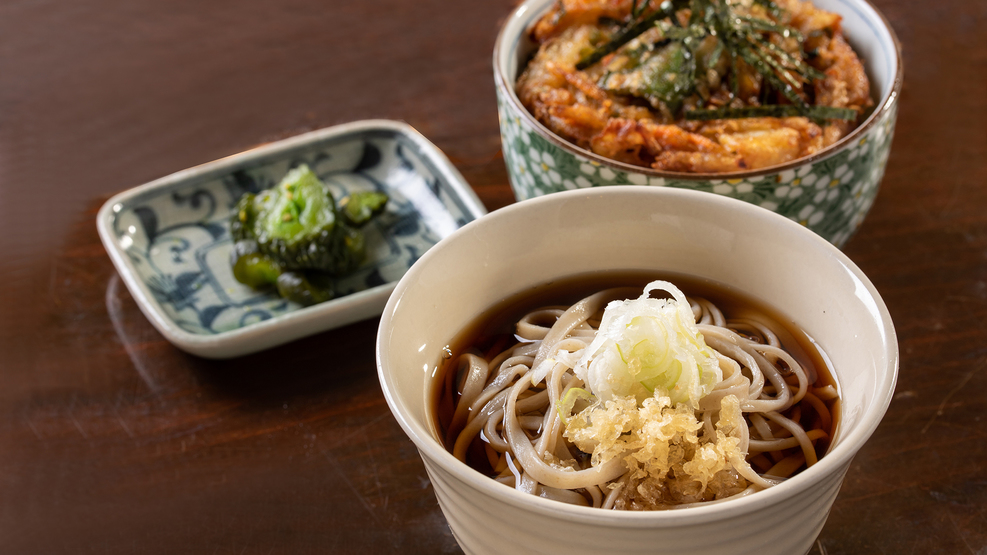 ■朝食付＋併設蕎麦処1000円分食事券付■当日選べる蕎麦・一品・定食…など。翌日ランチ利用もOK◎