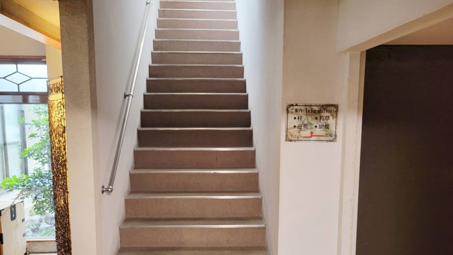 *［禁煙・和室8～12畳一例］客室まで急な階段があるためお子様やご年配の方には不向きな客室です