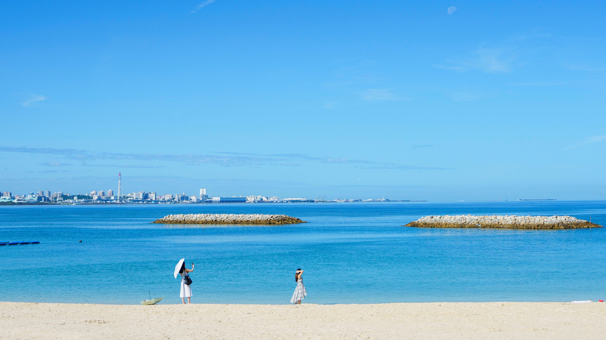 青い空と青い海は最高のフォトスポット♪