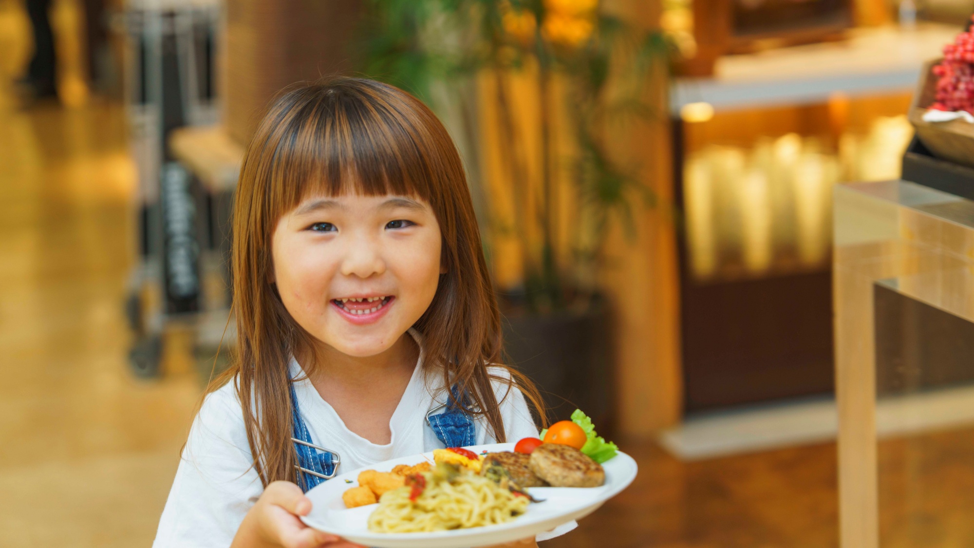 キッズコーナーではお子さまが食べやすいメニューを取り揃えております♪