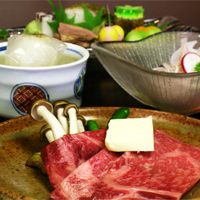 以國產雪花牛肉為主的京都懷石料理 [2011 年 6 月的照片]