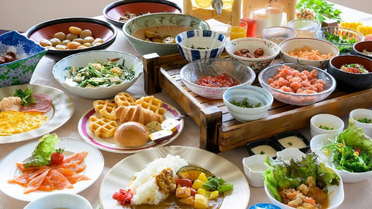 【新・清風苑スタンダードプラン】7月リニューアル「越後の海山の恵み〜清風苑の創作和風ビュッフェ」