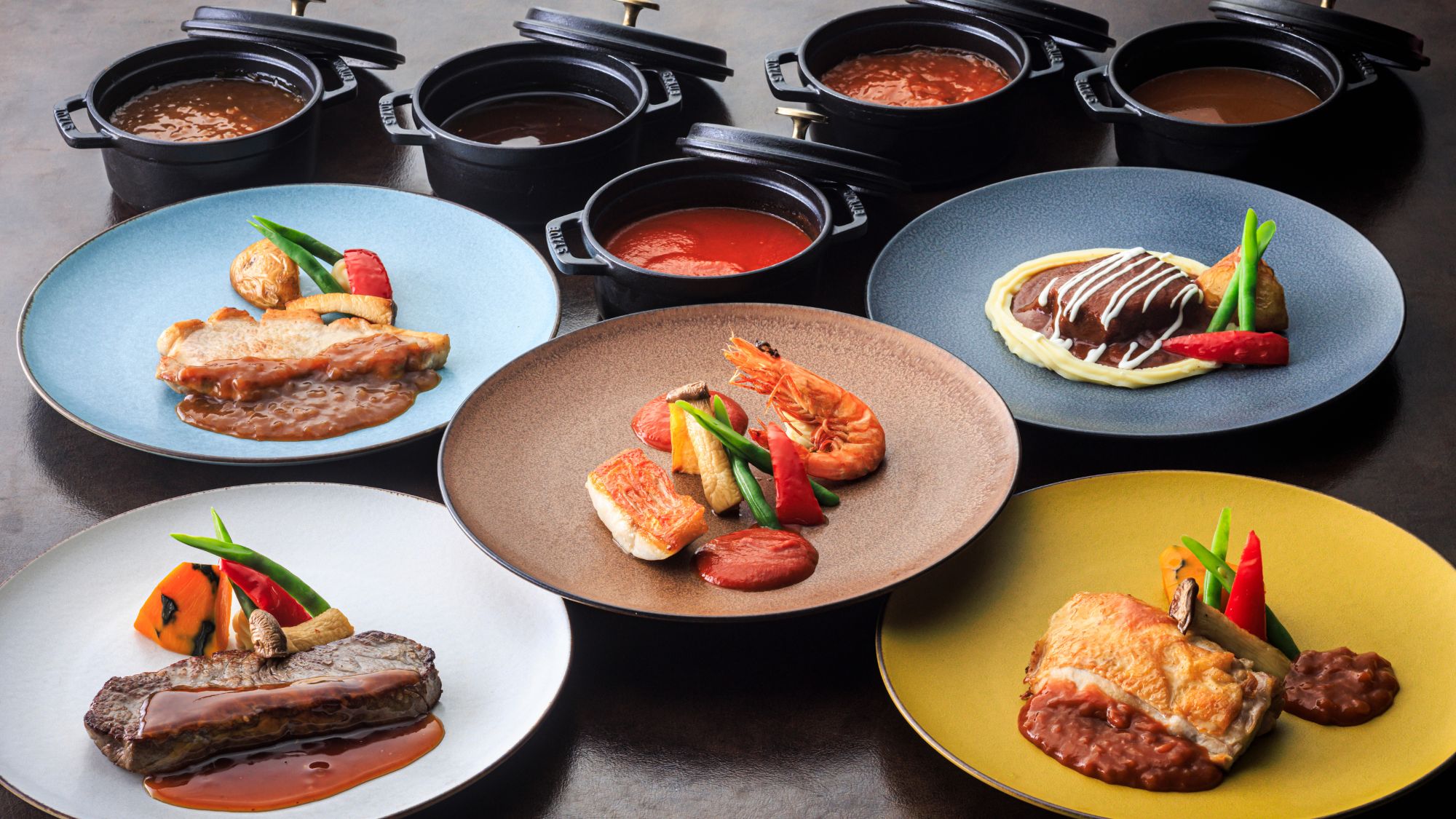 グリル夕食「選べるメインとサイドメニューブッフェ」(秋メインメニュー）